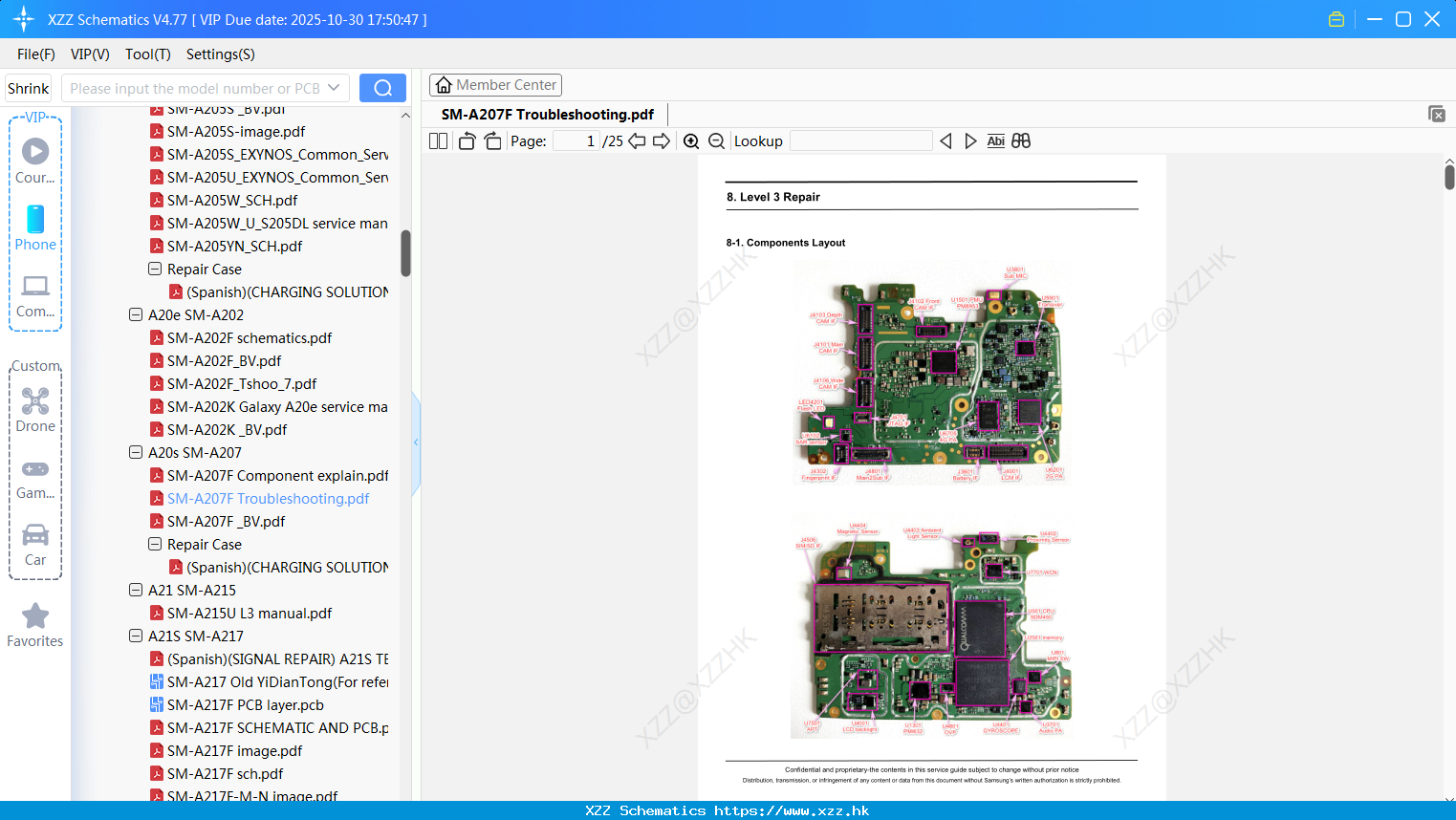 Samsung SM-A207F Troubleshooting